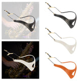 Maxbell Saxophone Shoulder Harness Comfortable Saxophone Strap for Baritone Sax Alto Black