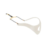 Maxbell Saxophone Shoulder Harness Comfortable Saxophone Strap for Baritone Sax Alto White