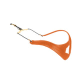 Maxbell Saxophone Shoulder Harness Comfortable Saxophone Strap for Baritone Sax Alto Orange