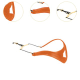 Maxbell Saxophone Shoulder Harness Comfortable Saxophone Strap for Baritone Sax Alto Orange