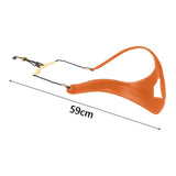 Maxbell Saxophone Shoulder Harness Comfortable Saxophone Strap for Baritone Sax Alto Orange