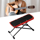 Maxbell Guitar Foot Stool Stable Footrest for Acoustic Electric Guitar Guitar Player