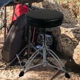 Maxbell Drum Chair Non Slip Drum Seat Stool for Instrument Players Musician Drummers