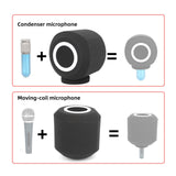 Maxbell Microphone Screen Acoustic Filter Multiuse for Live Performance Broadcasting Condenser Mic A