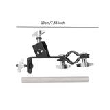 Maxbell Cowbell Holder Clamp with Rod Professional Percussion Instrument Accessories