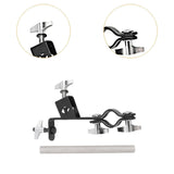Maxbell Cowbell Holder Clamp with Rod Professional Percussion Instrument Accessories