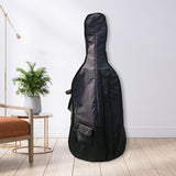 Maxbell Cello Bag Multiple Pockets Padded Rainproof for Camping Concert Performances