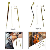 Maxbell 3 Pieces Cello Luthier Tools Cello Sound Post Tool for DIY Pianists Cellists straight
