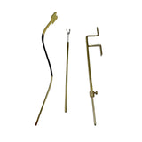 Maxbell 3 Pieces Cello Luthier Tools Cello Sound Post Tool for DIY Pianists Cellists bent