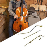 Maxbell 3 Pieces Cello Luthier Tools Cello Sound Post Tool for DIY Pianists Cellists bent