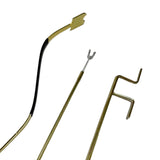 Maxbell 3 Pieces Cello Luthier Tools Cello Sound Post Tool for DIY Pianists Cellists bent