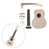 Maxbell 23 inch DIY Ukulele Kits Paintable Musical Wooden for Adults Friends Amateur