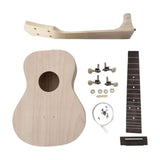 Maxbell 23 inch DIY Ukulele Kits Paintable Musical Wooden for Adults Friends Amateur