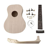 Maxbell 23 inch DIY Ukulele Kits Paintable Musical Wooden for Adults Friends Amateur