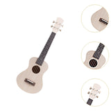 Maxbell 23 inch DIY Ukulele Kits Paintable Musical Wooden for Adults Friends Amateur