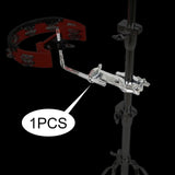 Maxbell Drum Set Extension Clamp Practice Tool Metal Cowbell Clamp for Cowbells Drum