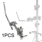 Maxbell Drum Set Extension Clamp Practice Tool Metal Cowbell Clamp for Cowbells Drum