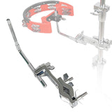 Maxbell Drum Set Extension Clamp Practice Tool Metal Cowbell Clamp for Cowbells Drum