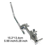 Maxbell Drum Set Extension Clamp Practice Tool Metal Cowbell Clamp for Cowbells Drum