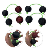 Maxbell Rhythmic Balls Hand Shaker Balls Hand Shaker Sand Balls for Concert KTV Home Black Red