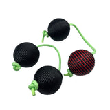 Maxbell Rhythmic Balls Hand Shaker Balls Hand Shaker Sand Balls for Concert KTV Home Black Red