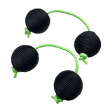 Maxbell Rhythmic Balls Hand Shaker Balls Hand Shaker Sand Balls for Concert KTV Home Black