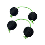 Maxbell Rhythmic Balls Hand Shaker Balls Hand Shaker Sand Balls for Concert KTV Home Black