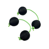 Maxbell Rhythmic Balls Hand Shaker Balls Hand Shaker Sand Balls for Concert KTV Home Black