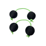 Maxbell Rhythmic Balls Hand Shaker Balls Hand Shaker Sand Balls for Concert KTV Home Black