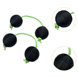 Maxbell Rhythmic Balls Hand Shaker Balls Hand Shaker Sand Balls for Concert KTV Home Black