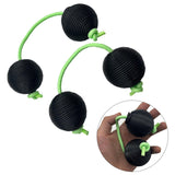 Maxbell Rhythmic Balls Hand Shaker Balls Hand Shaker Sand Balls for Concert KTV Home Black