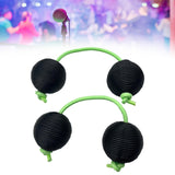 Maxbell Rhythmic Balls Hand Shaker Balls Hand Shaker Sand Balls for Concert KTV Home Black
