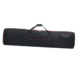 Maxbell 88 Key Keyboard Gig Carrying Bag Ergonomic Protective Versatile Oxford Cloth 136x17x33cm