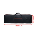 Maxbell 88 Key Keyboard Gig Carrying Bag Ergonomic Protective Versatile Oxford Cloth 140x45x17cm