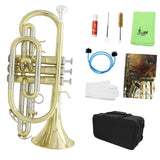 Maxbell BB Trumpet Cleaning Kit Musical Instrument with Hard Case for Student Adults