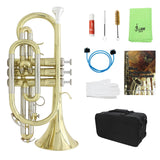 Maxbell BB Trumpet Cleaning Kit Musical Instrument with Hard Case for Student Adults