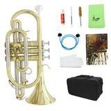 Maxbell BB Trumpet Cleaning Kit Musical Instrument with Hard Case for Student Adults