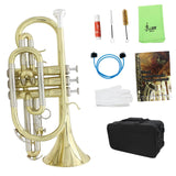 Maxbell BB Trumpet Cleaning Kit Musical Instrument with Hard Case for Student Adults