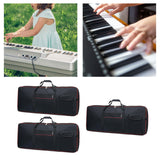 Maxbell 61 Key Keyboard Gig Carrying Bag Protective Sturdy Comfortable with 2 Pocket 93x25x7cm