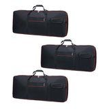 Maxbell 61 Key Keyboard Gig Carrying Bag Protective Sturdy Comfortable with 2 Pocket 98x41x14cm