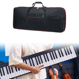 Maxbell 61 Key Keyboard Gig Carrying Bag Protective Sturdy Comfortable with 2 Pocket 98x41x14cm