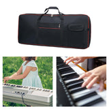 Maxbell 61 Key Keyboard Gig Carrying Bag Protective Sturdy Comfortable with 2 Pocket 102x44x15cm