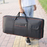 Maxbell 61 Key Keyboard Gig Carrying Bag Protective Sturdy Comfortable with 2 Pocket 102x44x15cm