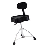 Maxbell Drum Stool with Back Rest Adjustable Height Drum Chair Saddle Stool for Kids