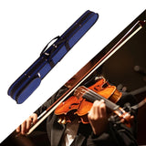 Maxbell Bow Box Oxford Cloth Waterproof Strong Bow Holder for Travel Concert Outdoor Blue