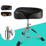 Maxbell Drum Throne Heavy Duty Drum Seat Stool for Sound Engineers Performers Adults Black