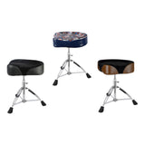 Maxbell Drum Throne Heavy Duty Drum Seat Stool for Sound Engineers Performers Adults Black