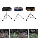 Maxbell Drum Throne Heavy Duty Drum Seat Stool for Sound Engineers Performers Adults Black