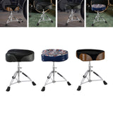 Maxbell Drum Throne Heavy Duty Drum Seat Stool for Sound Engineers Performers Adults Black