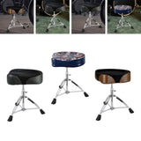 Maxbell Drum Throne Heavy Duty Drum Seat Stool for Sound Engineers Performers Adults Black